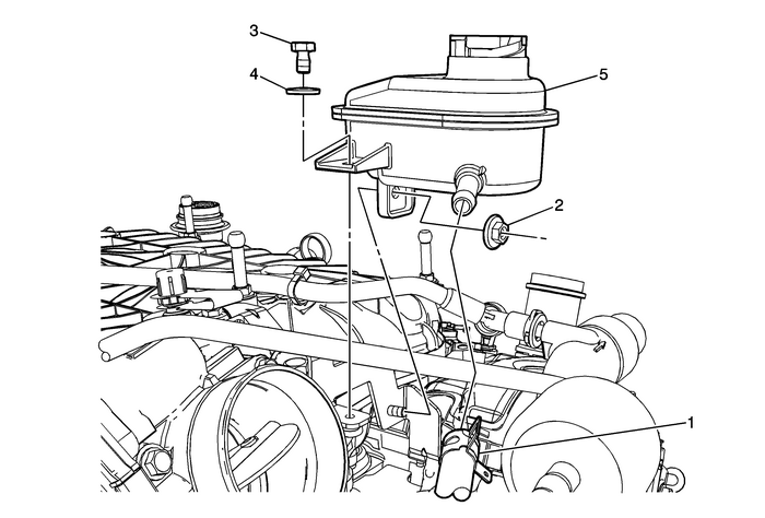 Power Steering Fluid Reservoir Replacement - Upper Hydraulic Steering Steering Fluid Reservoir 