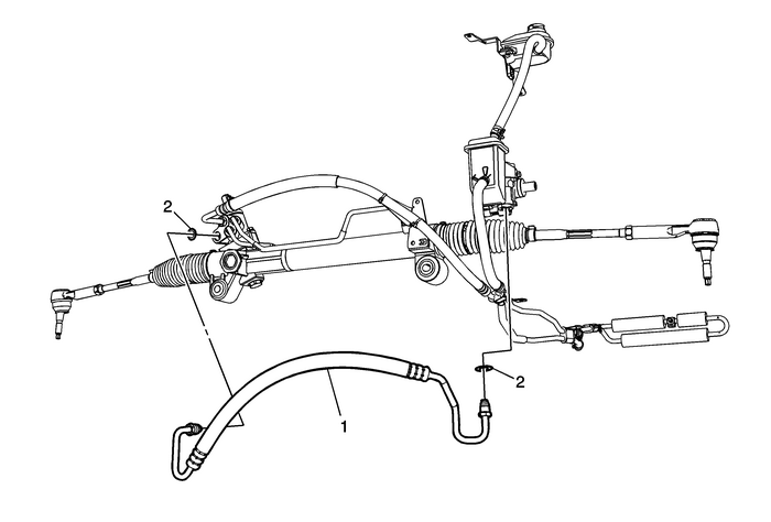 Power Steering Gear Inlet Pipe/Hose Replacement Steering Gear Assembly  