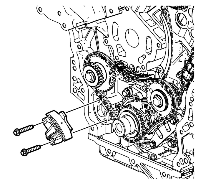 Primary Camshaft Intermediate Drive Chain Tensioner Installation Valvetrain Camshaft 