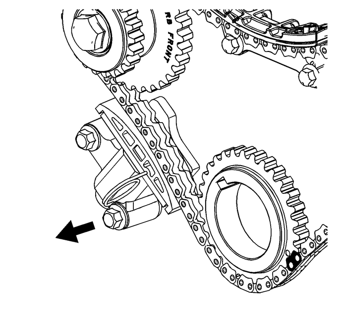 Primary Camshaft Intermediate Drive Chain Tensioner Installation Valvetrain Camshaft 