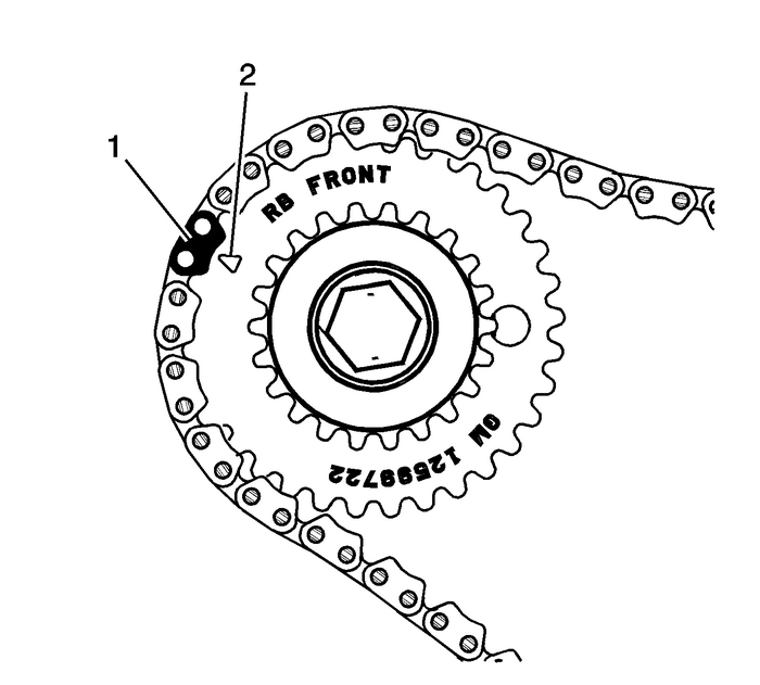 Primary Camshaft Intermediate Drive Chain Installation Valvetrain Camshaft 