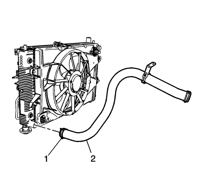 Radiator Outlet Hose Replacement (LEA) Engine Cooling Radiator 