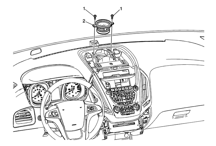 Radio Front Center Speaker Replacement Entertainment Audio 