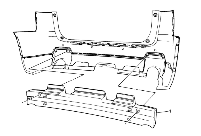 Rear Bumper Energy Absorber Replacement (Terrain) Bumpers Rear Bumper 