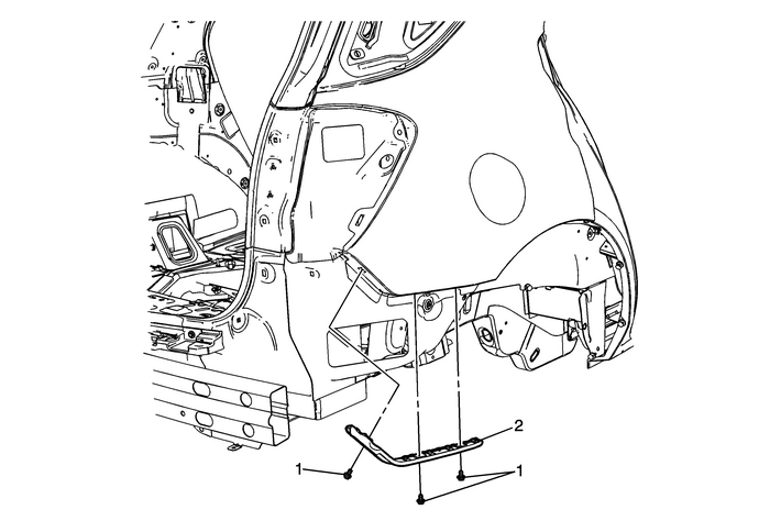 Rear Bumper Fascia Bracket Replacement - Side Bumpers Rear Bumper 