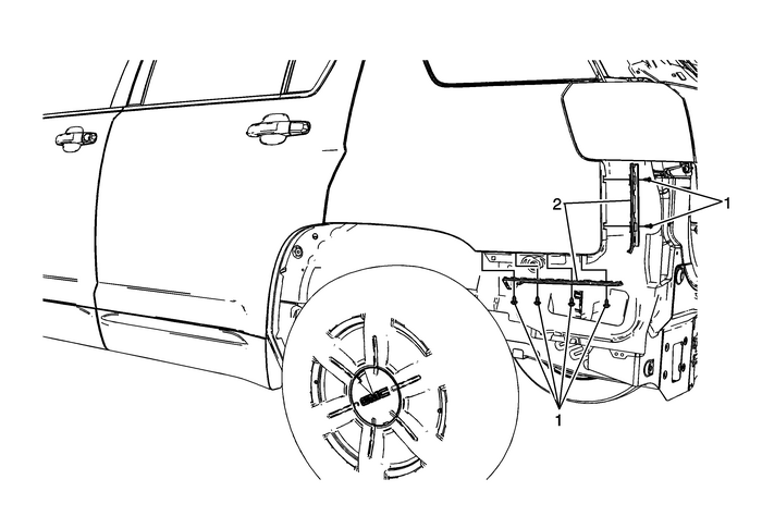 Rear Bumper Fascia Bracket Replacement - Side (Terrain) Bumpers Rear Bumper 