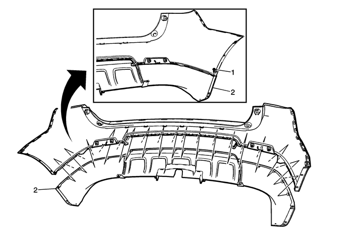 Rear Bumper Lower Fascia Replacement Bumpers Rear Bumper 