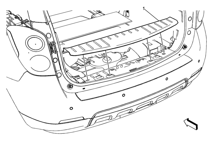 Rear End Trim Finish Panel Replacement Trim Panels/Welts  