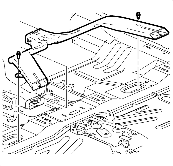 Rear Floor Air Outlet Replacement   