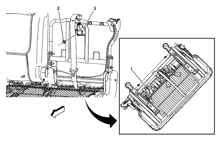 Rear Seat Center Belt Replacement Primary Seat Belts 