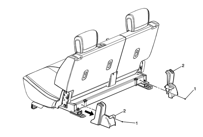 Rear Seat Outer Recliner Rear Finish Cover Replacement Seats Rear 