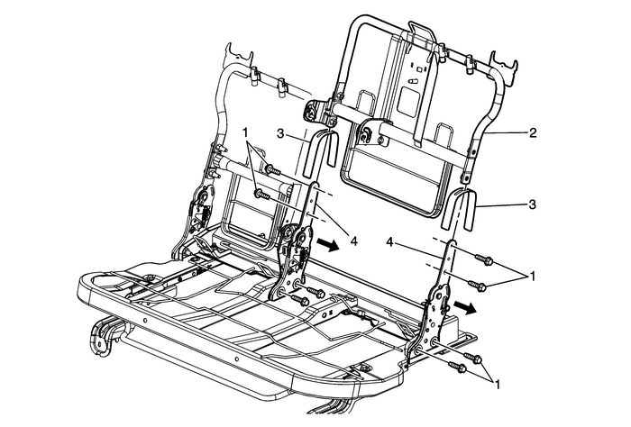 Rear Seat Recliner Replacement (with 60 percent seat) Seats Rear 