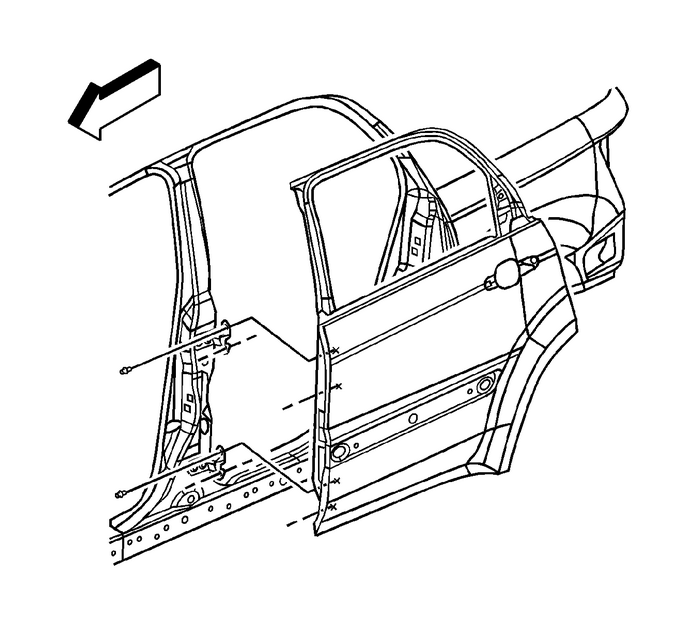 Rear Side Door Adjustment Panels  