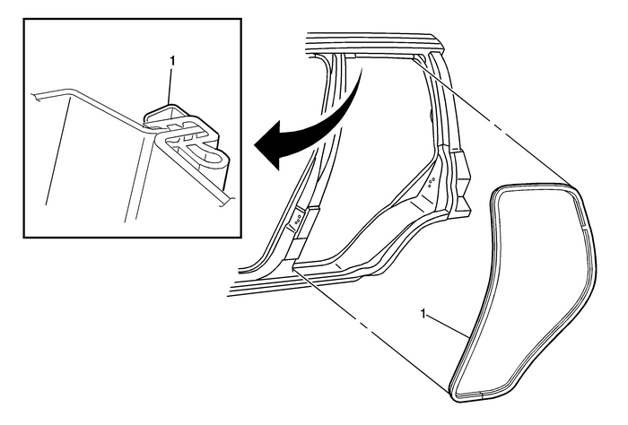 Rear Side Door Auxiliary Weatherstrip Replacement Panels  