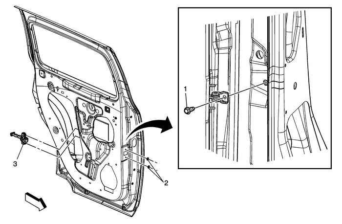 Rear Side Door Check Link Replacement Panels  