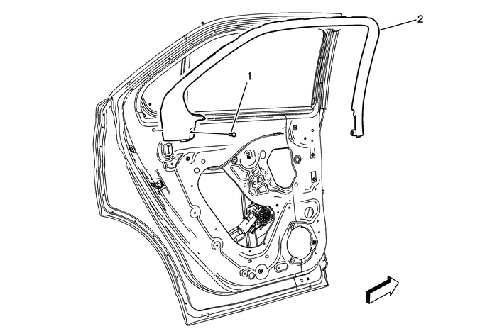 Rear Side Door Garnish Molding Replacement Trim Panels/Welts  