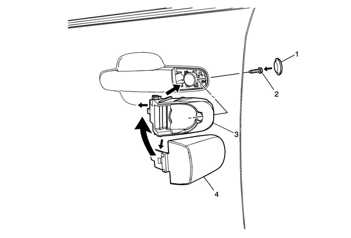 Rear Side Door Lock Cylinder Opening Cover Replacement Doors  