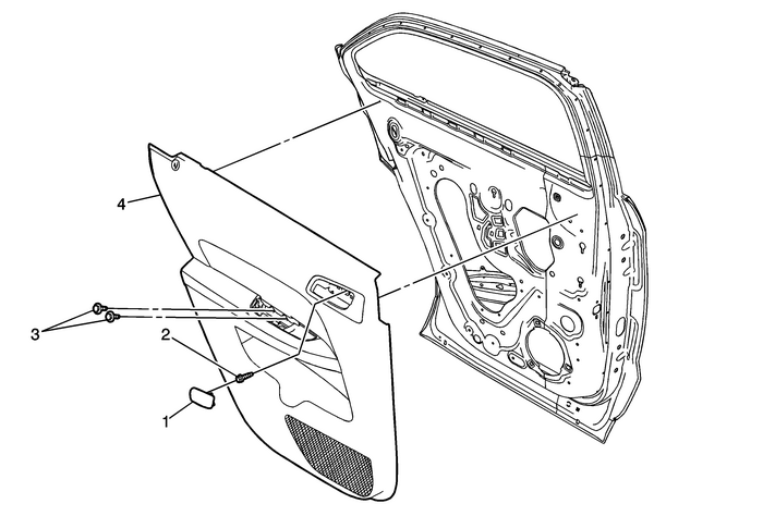 Rear Side Door Trim Panel Replacement Trim Panels/Welts  