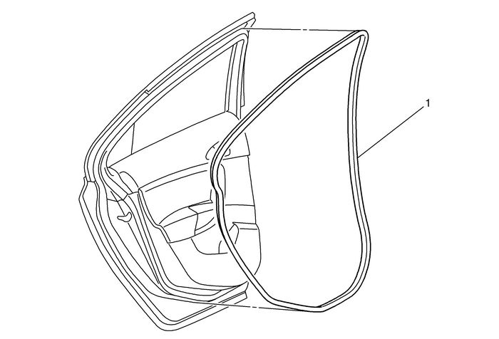 Rear Side Door Weatherstrip Replacement Panels  