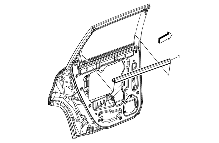 Rear Side Door Window Inner Sealing Strip Replacement Doors  