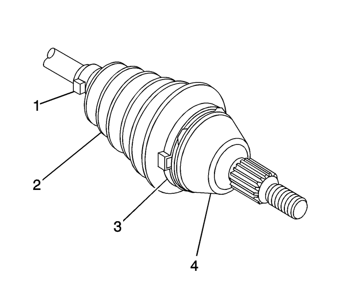 Rear Wheel Drive Shaft Outer Joint and Boot Replacement Wheels  