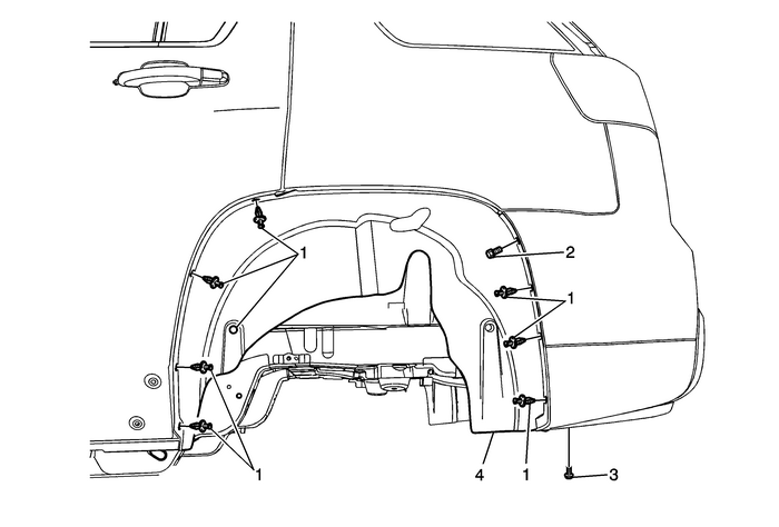 Rear Wheelhouse Liner Replacement (Terrain) Panels Wheel Well Liner 