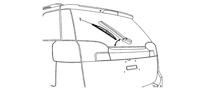 Rear Window Wiper Blade Replacement (Terrain) Wipers Wiper Blade Rear Window Wiper Blade Replacement (Terrain) Wipers Wiper Blade