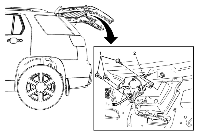 Rear Window Wiper Motor Replacement (Terrain) Wipers Wiper Motor 