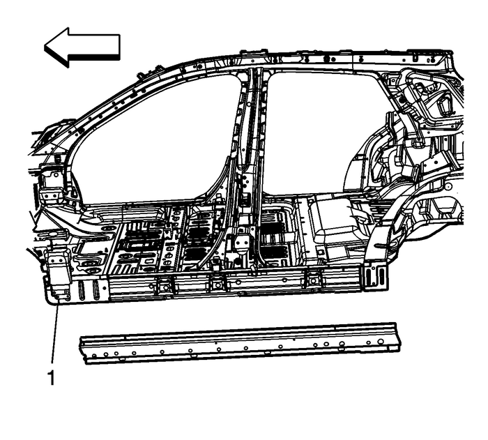 Rocker Inner Panel Reinforcement Replacement   