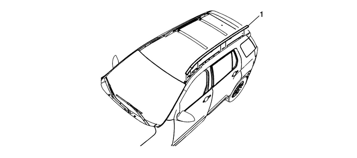 Roof Panel Molding Replacement (Terrain without V59) Panels Roof Panel 