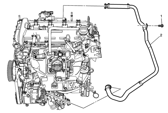 Secondary Air Injection Check Valve Pipe Replacement Engine Control  