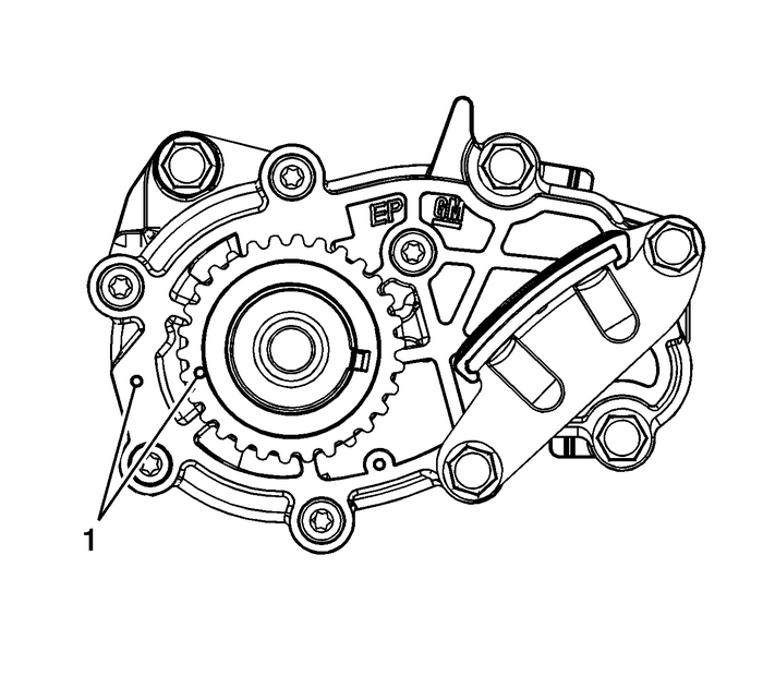 Secondary Camshaft Intermediate Drive Chain Installation - Right Side Valvetrain Camshaft 