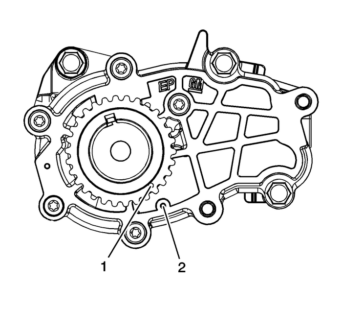 Secondary Camshaft Intermediate Drive Chain Installation - Left Side Valvetrain Camshaft 