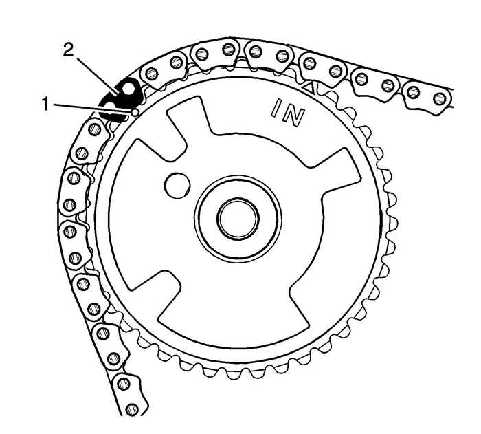 Secondary Camshaft Intermediate Drive Chain Installation - Left Side Valvetrain Camshaft 