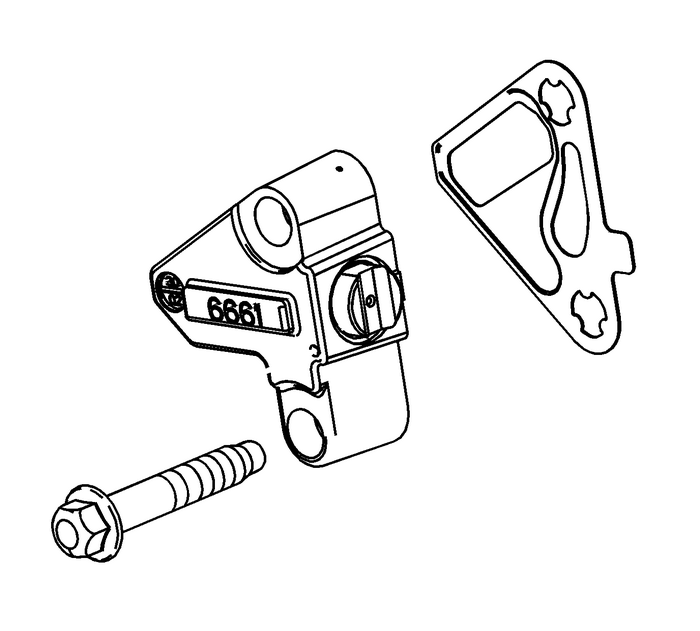 Secondary Timing Chain Tensioner Installation - Left Side Valvetrain Valvetrain Timing Timing Belt Tensioner