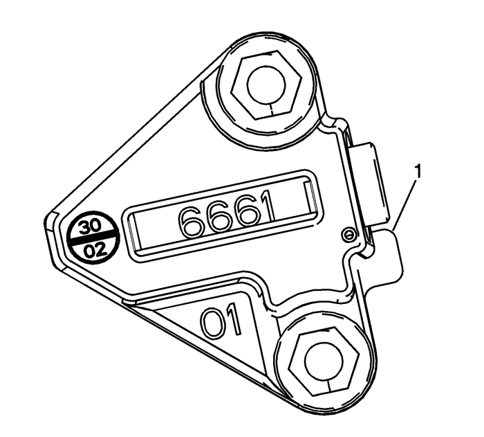 Secondary Timing Chain Tensioner Installation - Left Side Valvetrain Valvetrain Timing Timing Belt Tensioner