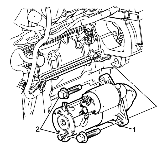 Starter Replacement (LEA) Starting System Starter 