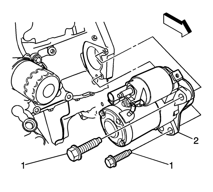 Starter Replacement (LFX) Starting System Starter 