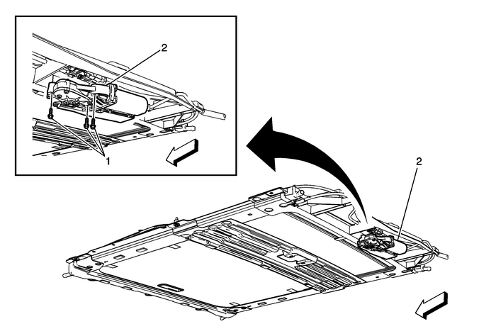 Sunroof Motor/Actuator Replacement Moonroof/Sunroof Power Moonroof Motor and Cables