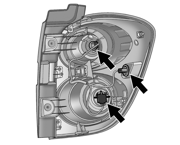 Taillamps, Turn Signal, Sidemarker, Stoplamps, and Back-Up Lamps Lighting Bulbs 