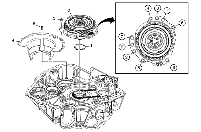 Torque Converter and Differential Housing Assembly Assemble Automatic Transmission Unit 