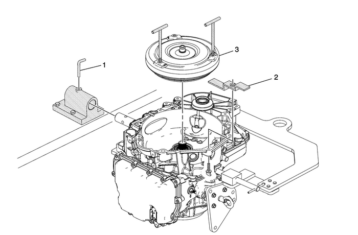 Torque Converter Removal Automatic Transmission Unit 