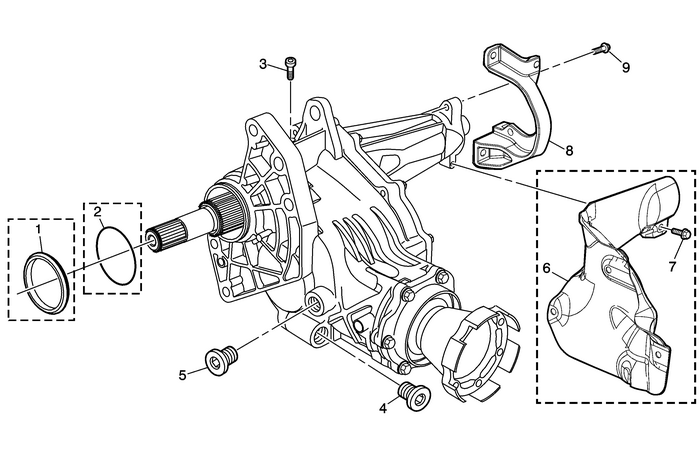 Transfer Case Assemble Automatic Transmission Unit 