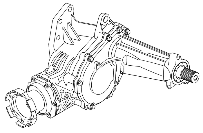 Transfer Case Description and Operation 4WD Transfer Case 