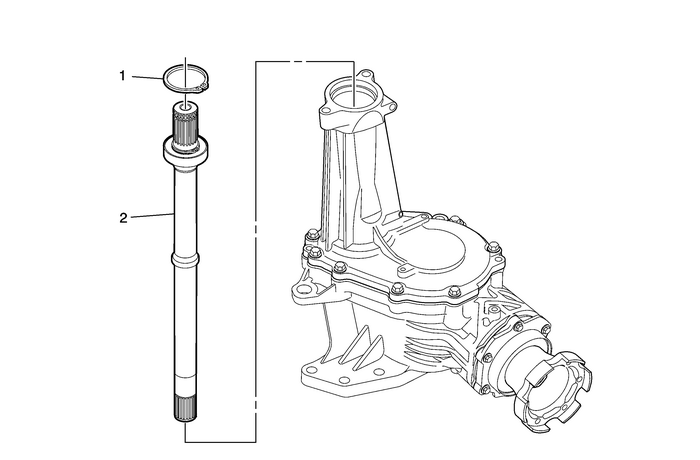 Transfer Case Disassemble 4WD Transfer Case 