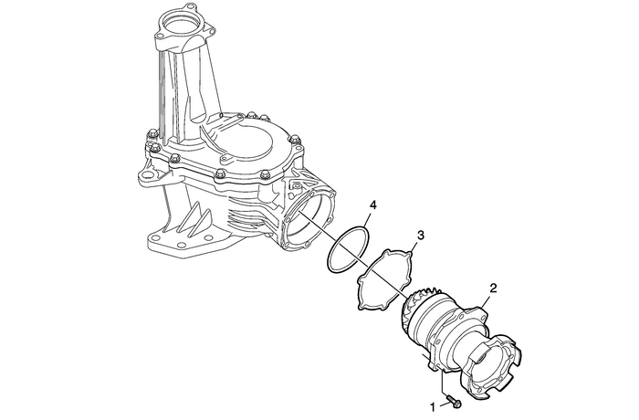 Transfer Case Disassemble 4WD Transfer Case 