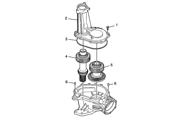 Transfer Case Disassemble 4WD Transfer Case 