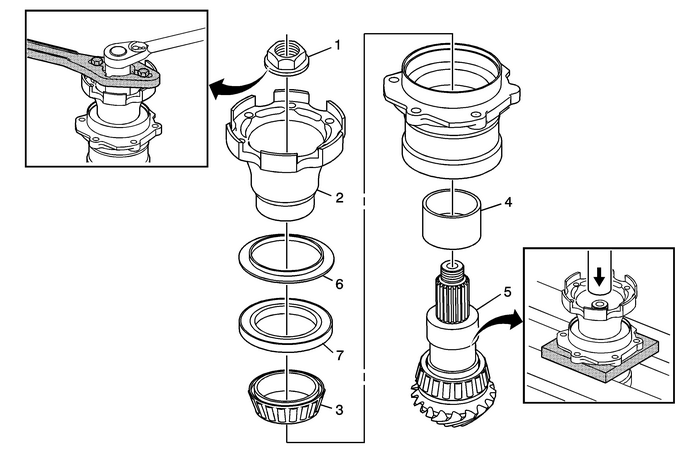 Transfer Case Disassemble 4WD Transfer Case 