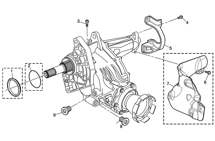 Transfer Case Disassemble 4WD Transfer Case 