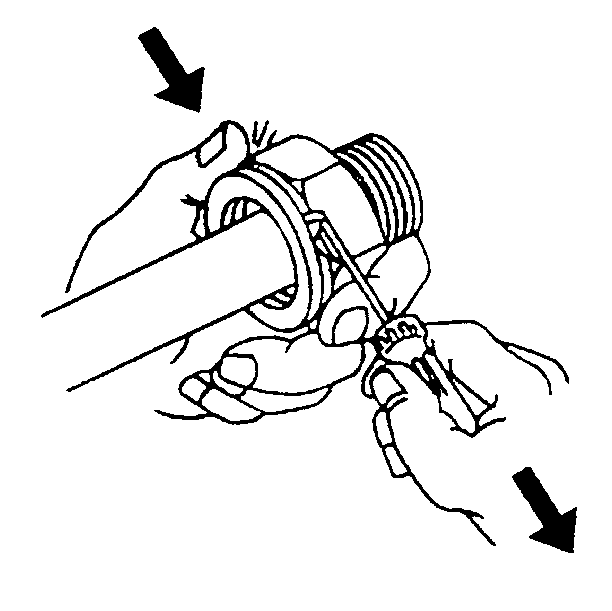 Transmission Fluid Cooler Hose/Pipe Quick-Connect Fitting Disconnection and Connection Automatic Transmission Unit 